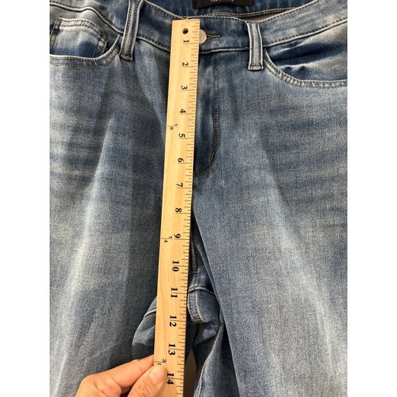 JUDY BLUE Jeans Thermadenim Undone Hem Boyfriend Fit size 9/29 - Picture 7 of 10